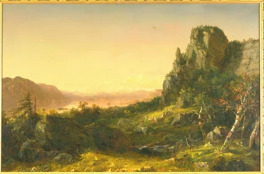 Paesaggio roccioso, 1853